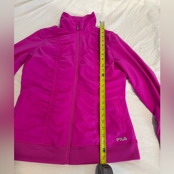 Fila Magenta Zip-Up Jacket Medium - Picture 6 of 7